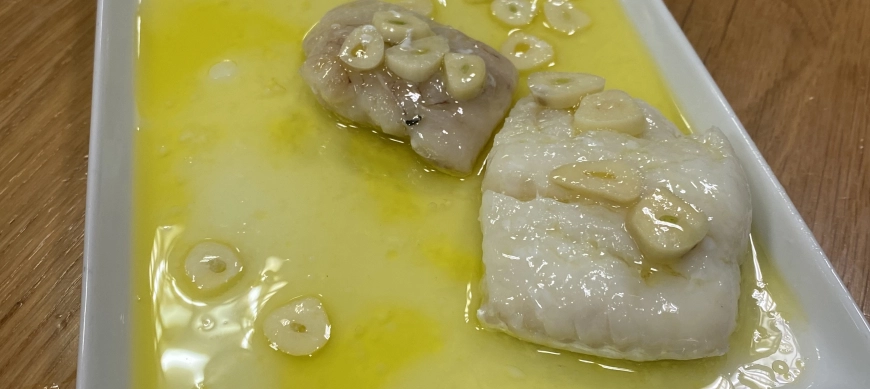 BACALAO CONFITADO AL VACIO