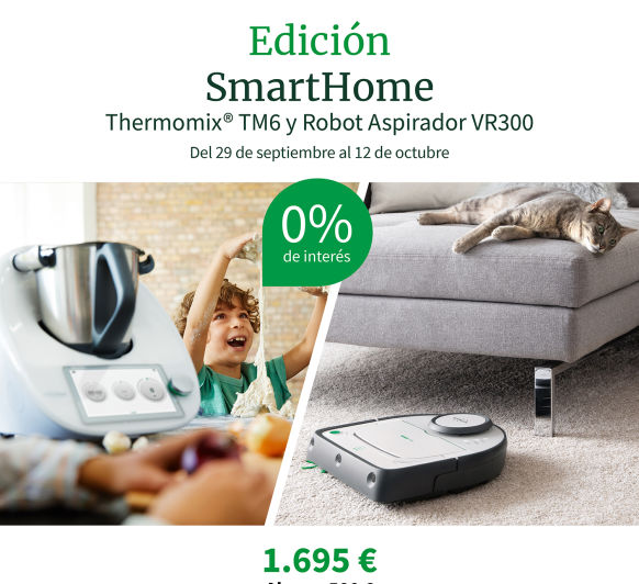 COMPRAR Thermomix® TM6 + ROBOT ASPIRADOR KOBOLD VR300 POR SOLO 48€ AL MES